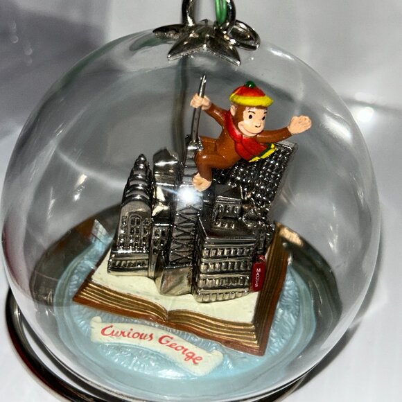 Lenox Curious George Christmas Ornament, Macy's Parade - Picture 1 of 7